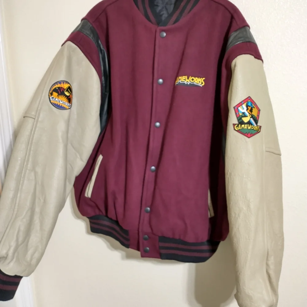 GAMEWORKS SEGA VARSITY JACKET - XL - RARE VINTAGE  1996 Entertainm…